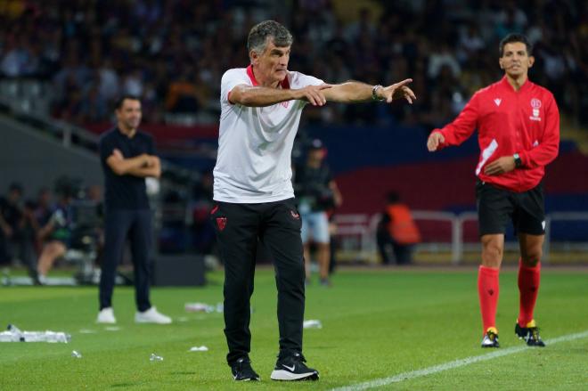 Mendilibar fue el primer entrenador destituido en el Sevilla esta temporada.  (Foto: Cordon Press).