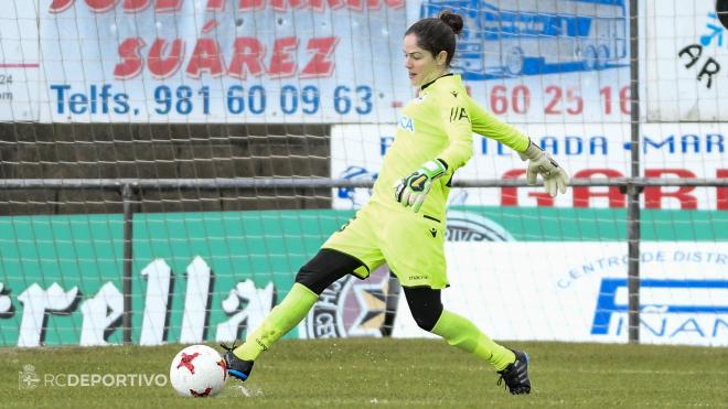 Ana González, en su etapa como jugadora del Dépor (Foto: RCD).