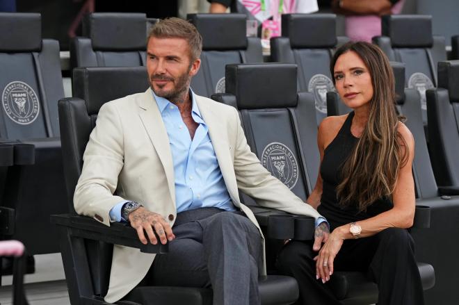 David y Victoria Beckham en el palco del Inter de Miami (Cordon Press)