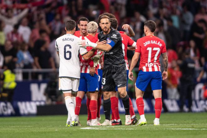 Jugadores del Atlético de Madrid celebrando. Foto: Cordon Press.