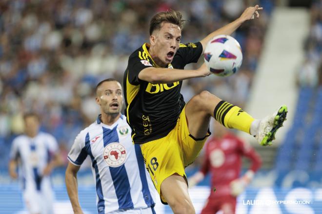 Paulino en el Leganés - Oviedo de la pasada temporada (Foto: LALIGA).