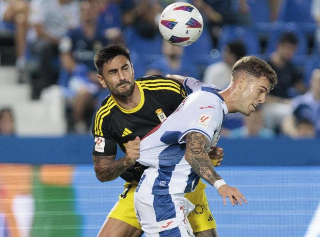 David Costas en el Leganés - Oviedo (Foto: LALIGA).