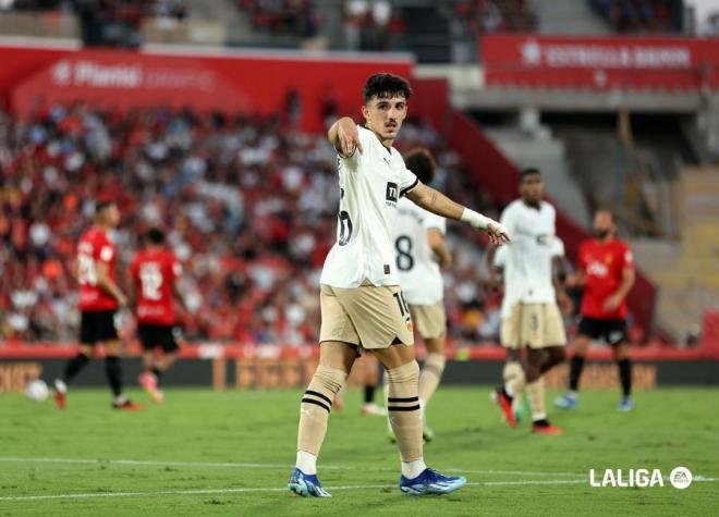 Diego López marca ante el Mallorca