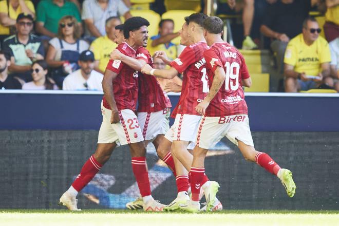 Saúl Coco celebra su gol en el Villarreal-Las Palmas (Foto: Cordon Press).