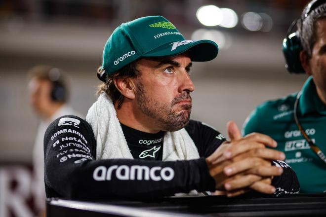 Fernando Alonso, durante el GP de Qatar (Foto: Cordon Press).
