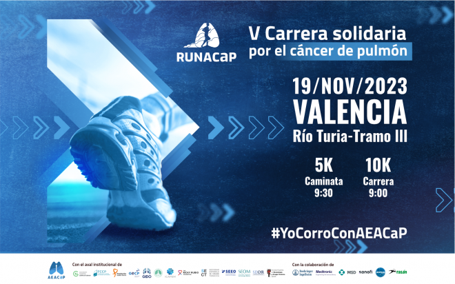 Valencia acoge Runacap, la V edición de la carrera Contra el Cáncer de Pulmón