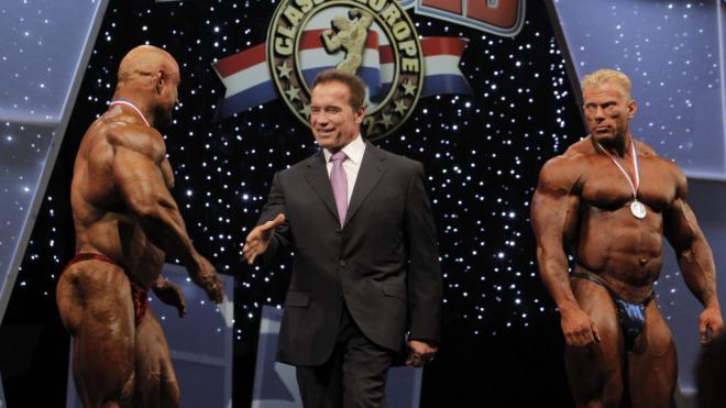 Arnold Schwarzenegger, en el evento que lleva su nombre (EFE)