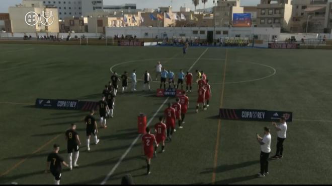Imagen del Melilla CD - Deportivo Murcia. (Foto: RFEF)