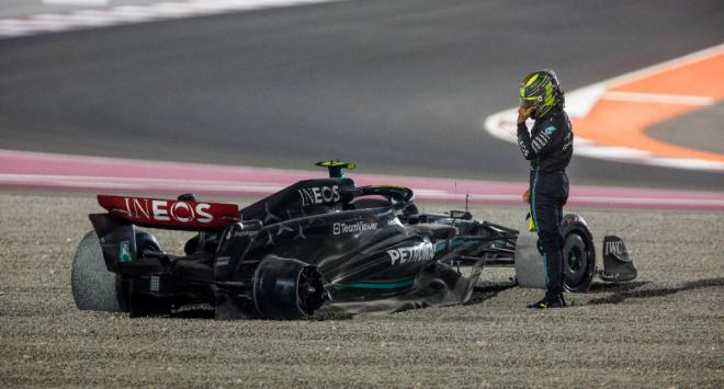 Lewis Hamilton, en el GP de Qatar (Foto: Cordon Press).