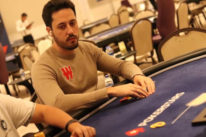 Adrián Mateos, durante el EPT de Chipre. (Fuente: Winamax).