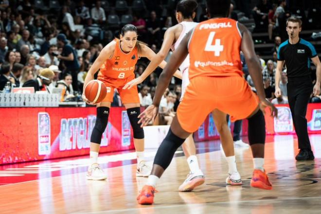 Valencia Basket Femenino saca una dura victoria en su visita a LDLC ASVEL