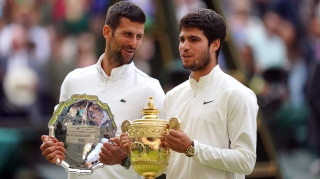 Carlos Alcaraz y Novak Djokovic, cara a cara: se enfrentarán en una exhibición en Arabia Saudí