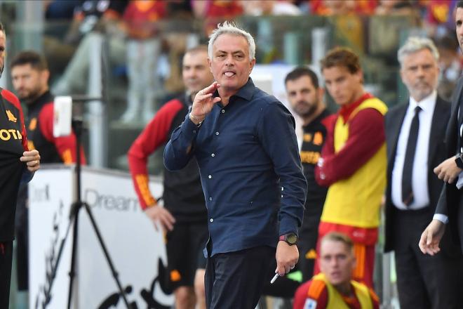 José Mourinho, entrenador de la Roma (Foto: Cordon Press).