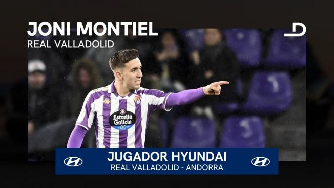 Joni Montiel, jugador Hyundai del Valladolid - Andorra.