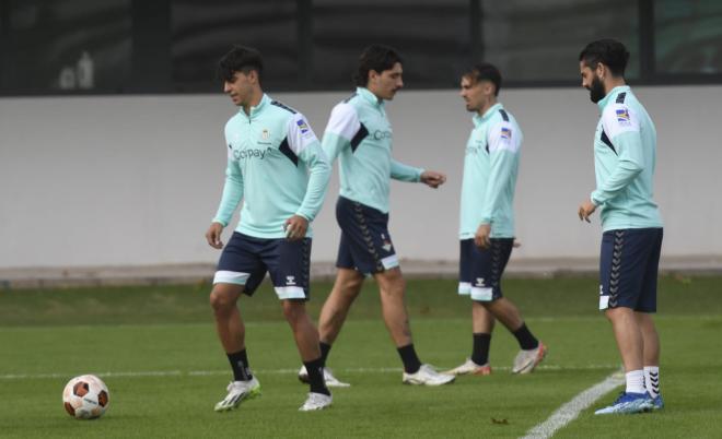 Isco, en el entrenamiento del Betis (Foto: Kiko Hurtado).