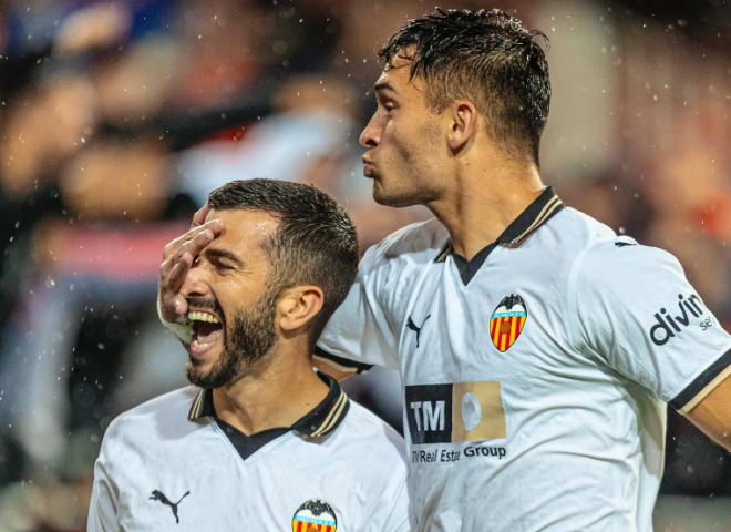 José Gayà y Hugo Duro fueron los autores de los goles del Valencia CF.