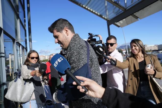 Albert Luque, a su entrada a los Juzgados (Foto: EFE).