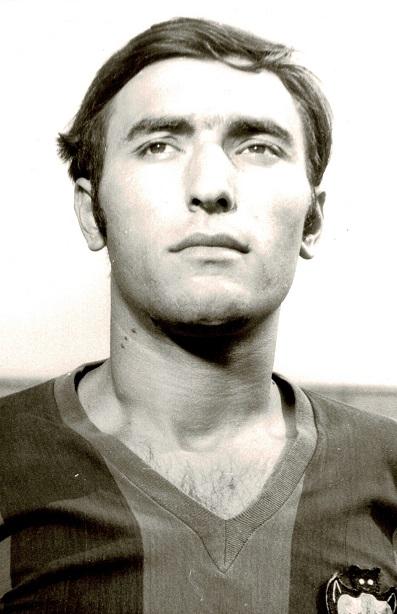 Jesús Segura Martínez, jugador granota en los primeros años de la década de los setenta