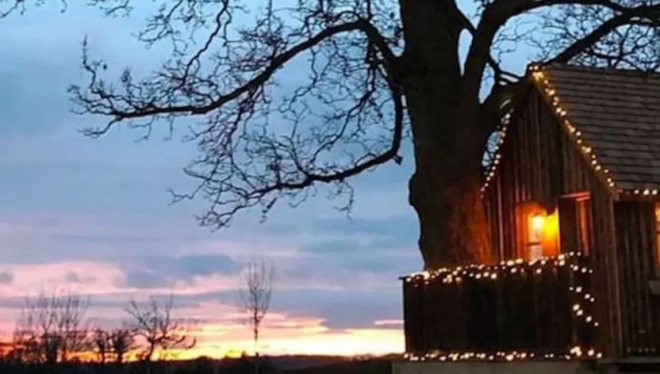 La casa de madera regalada por David y Victoria Beckham a su hija Harper (Instagram)
