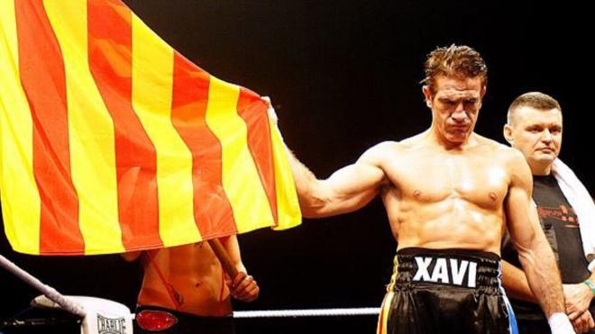 Xavi Moya, en un combate. Foto: X (antes Twitter).