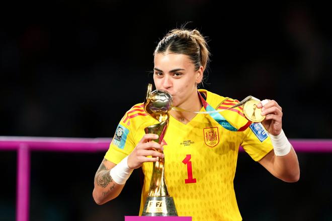 Misa Rodríguez, portera de la selección española. Foto: Cordon Press.
