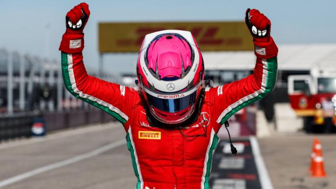 Marta García, en Austin ganando su título de la F1 Academy (Foto: Cordon Press).