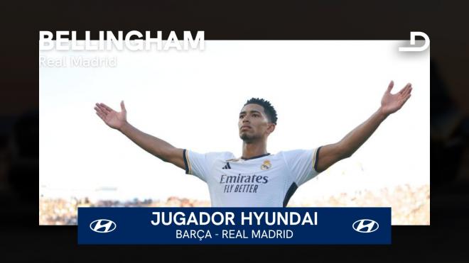 Bellingham, Hyundai del Barcelona-Real Madrid.