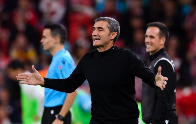 Al técnico Ernesto Valverde siempre le preocupan mucho las eliminatorias de Copa a partido único fuera de San Mamés (Foto: Athletic Club).