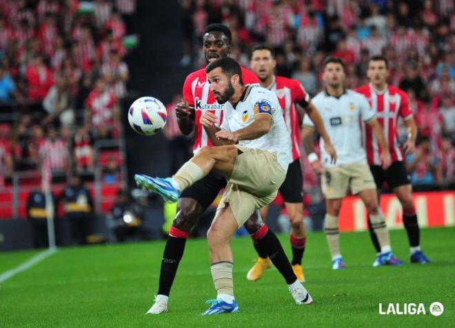 José Gayà, en el Athletic Club - Valencia CF (Foto: LALIGA):