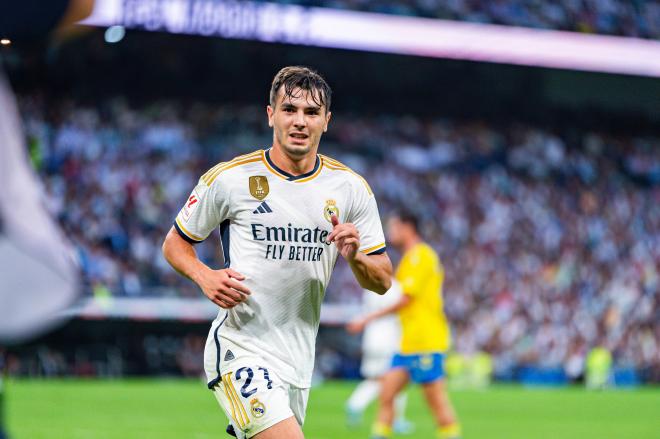 Brahim Díaz, en un partido con el Real Madrid (Foto: Cordon Press).