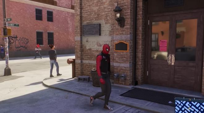El paseo de spidey por el bufete de Nelson y Murdock en Marvel's Spider-Man 2.