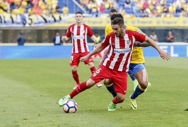Imagen del partido entre Las Palmas y Atlético de Madrid en 2017. (Foto: Cordon Press)