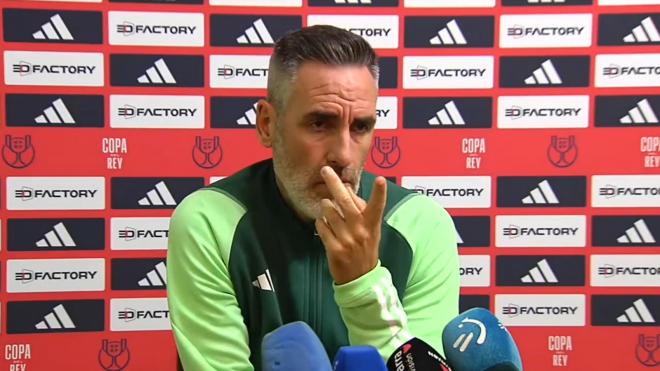 Abel Gómez denuncia insultos racistas en Copa del Rey ante el Tudelano (Captura: Canal Sur).