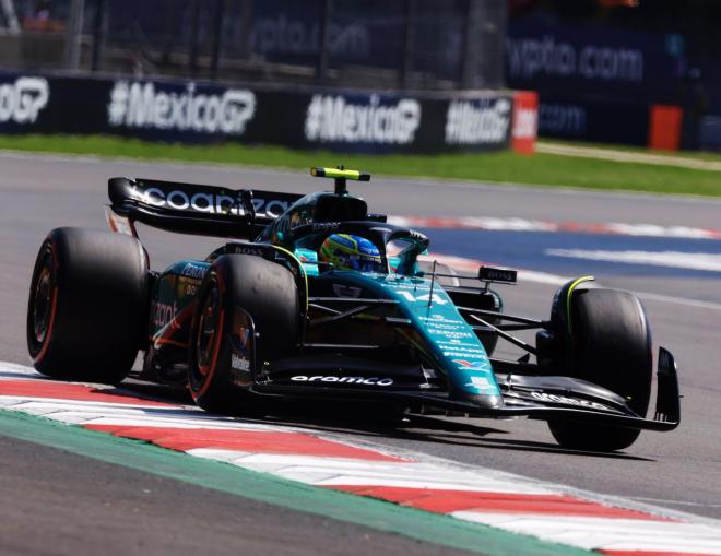 Fernando Alonso, en el último GP de Fórmula 1 (Foto: Aston Martin).