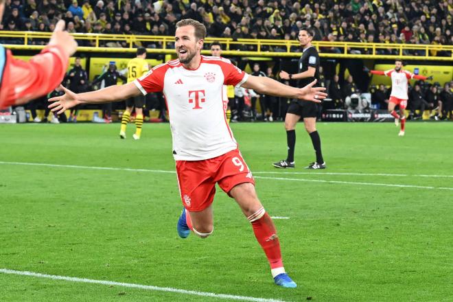 Harry Kane en el partido contra el Borussia Dortmund (Cordon Press)