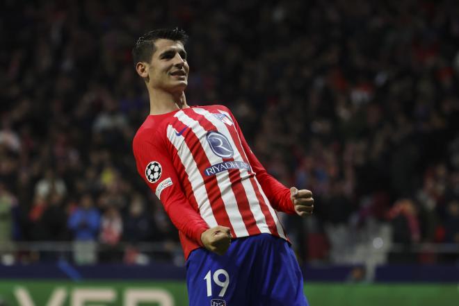 Álvaro Morata fue importante para Rodrigo Riquelme en el Atlético (Foto: EFE).