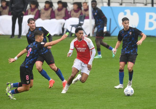 Imagen del Arsenal-Sevilla de la Youth League (Foto: SFC).
