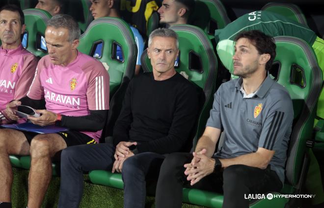 Escribá en el Elche - Zaragoza (Foto: LALIGA).