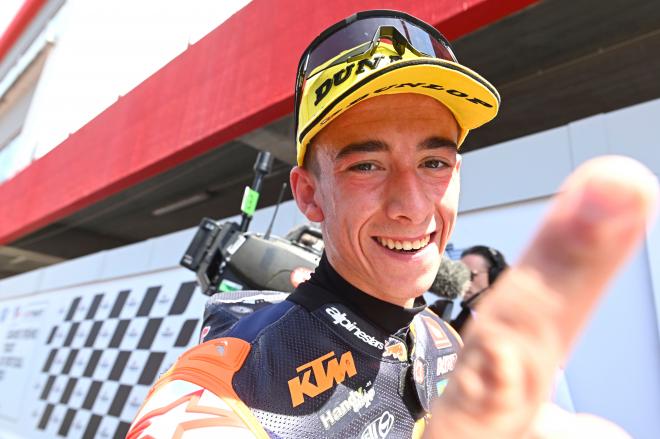 Pedro Acosta, Campeón del Mundo de Moto2 (Foto: KTM).