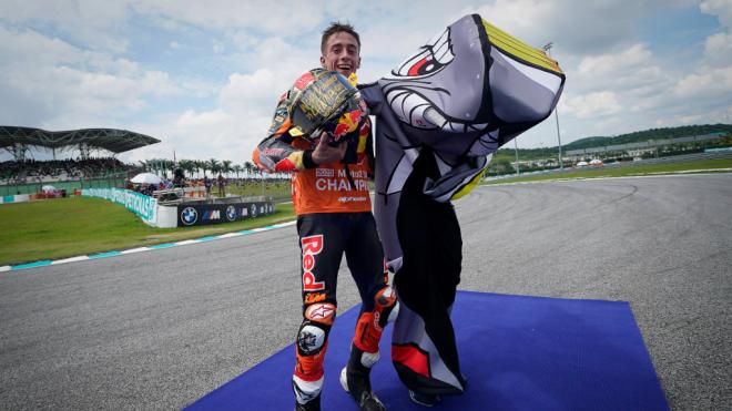 Pedro Acosta, Campeón del Mundo de Moto2 (Foto: Cordon Press).