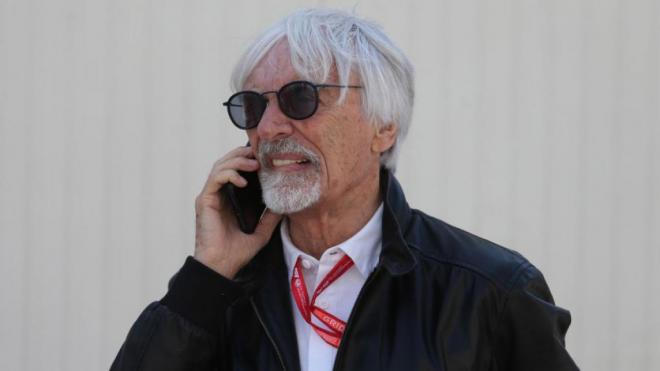 Bernie Ecclestone, en el paddock de la F1 (Foto: Cordon Press).