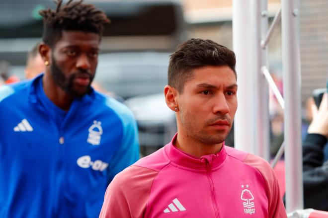 Montiel, jugando con el Nottingham Forest (Foto: Cordon Press).