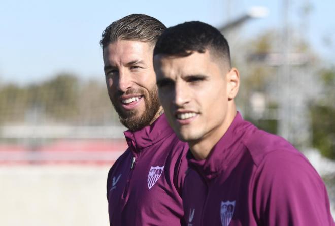 Ramos, en la sesión del martes (Foto: Kiko Hurtado).