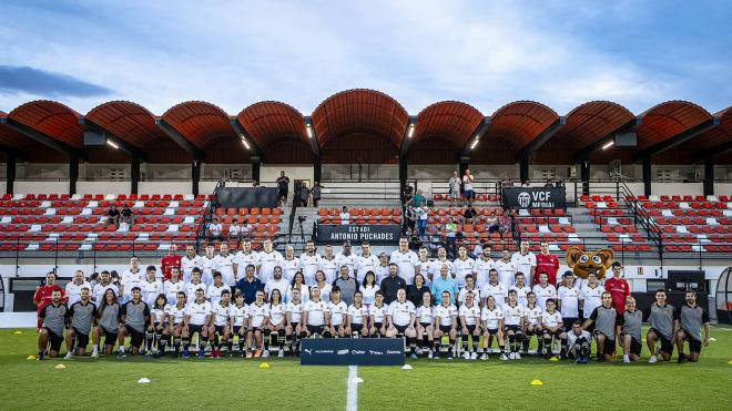 Foto oficial de la temporada del VCF Inclusivo (Foto: Valencia CF).