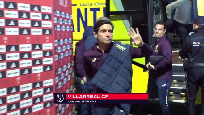 Marcelino, en su reestreno con el Villarreal en Copa del Rey.