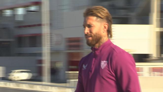 El vacile de Sergio Ramos con el buen tiempo en Sevilla: 
