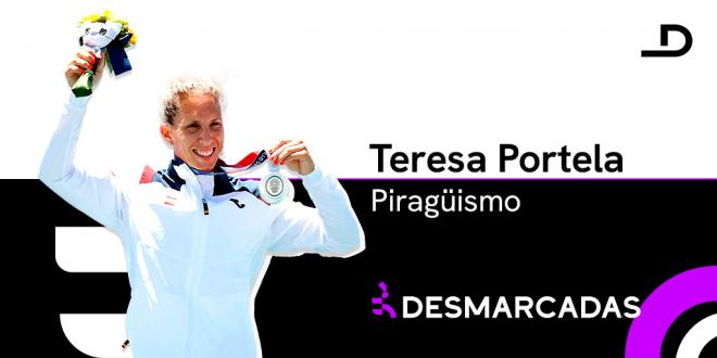 Teresa Portela, premiada en la Gala Desmarcadas 2023.