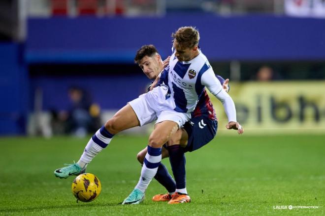 Dani Gómez repetirá de inicio y espera volver a marcar como en Ipurua, pero esta vez para ganar (Foto: LALIGA).