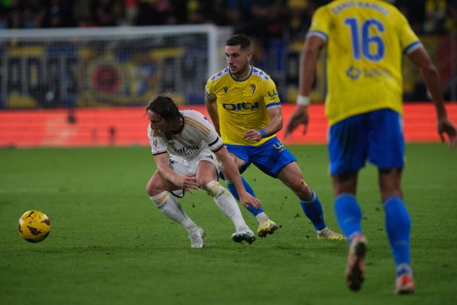 Luka Modric, en el Cádiz-Real Madrid (Foto: Cordon Press).