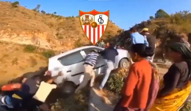 El Sevilla FC cuesta abajo y sin frenos (Fuente: @elpaquito_2)